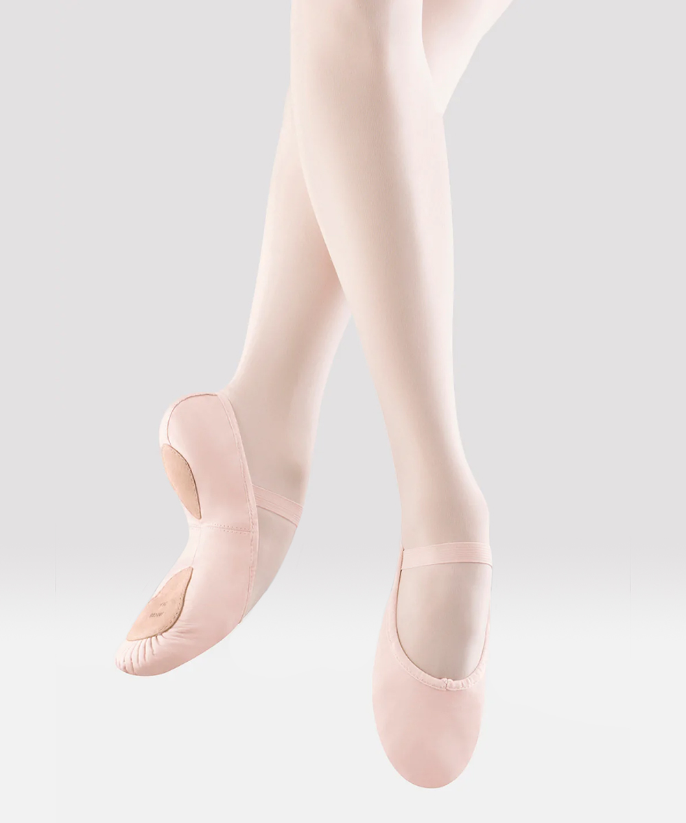 Dansoft II balettsko skinn Pink UK 11.5 B