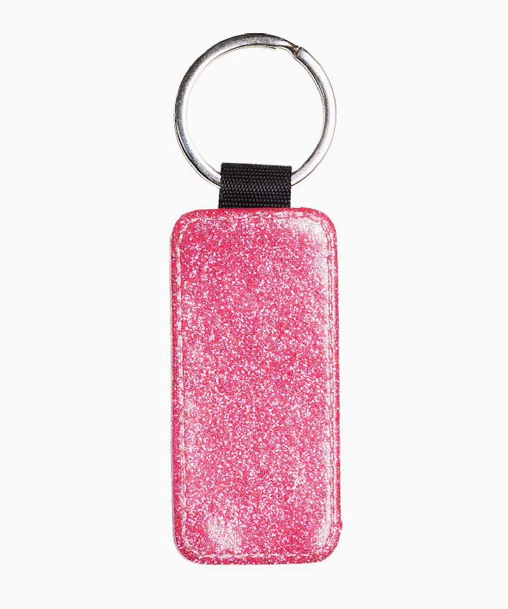 Barré Babe Glitter Keychain