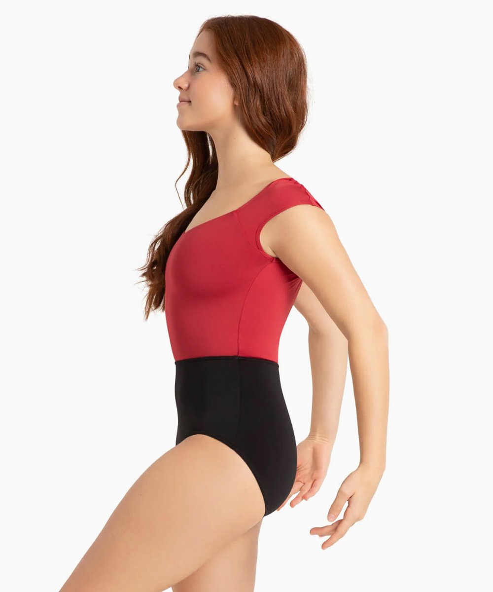 Jolie Cap Sleeve Leotard